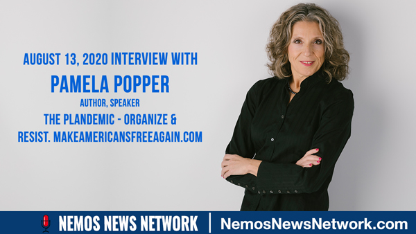 Pamela Popper & Dustin Nemos on The Plandemic - Organize & Resist. MakeAmericansFreeAgain.com