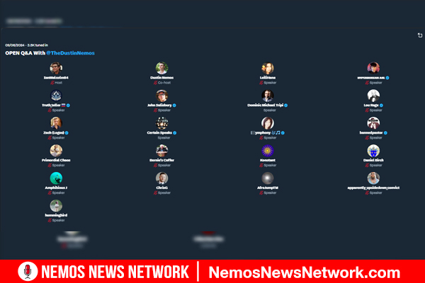 Q&A With Dustin Nemos (After Jeffrey Daugherty No Showed Debate)