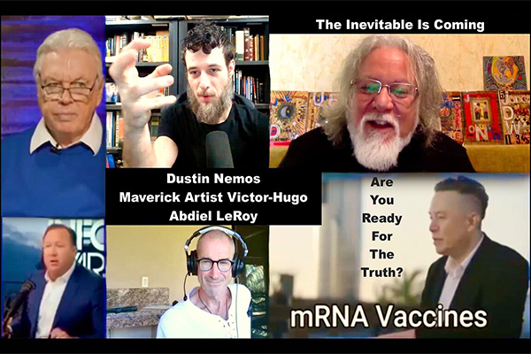Elon Musk Trump Alex Jones Leo Zagami David Icke SGT Report Dustin Nemos Abdiel LeRoy Victor Hugo