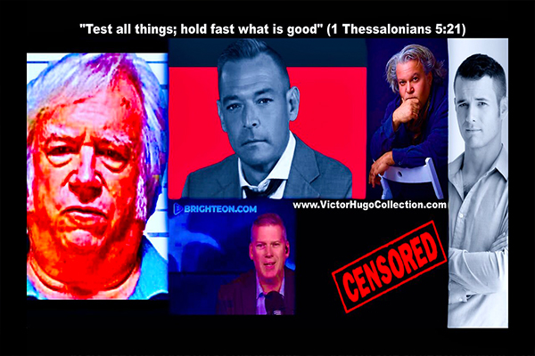 Trump Q Dustin Nemos Victor Hugo Stew Peters Mike Adams Jim Fetzer Dan Bongino Expose Controlled Ops