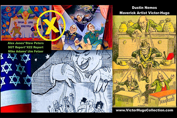 Dustin Nemos and Victor Hugo Alt News Media Controlled Opposition Puppets hiding Jewish Supremacy