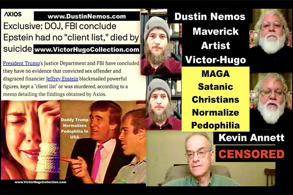 Dustin Nemos Victor Hugo - Trump's Coverup 4 Pal Epstein's List Scandal (And Maxwell's) - LANGUAGE